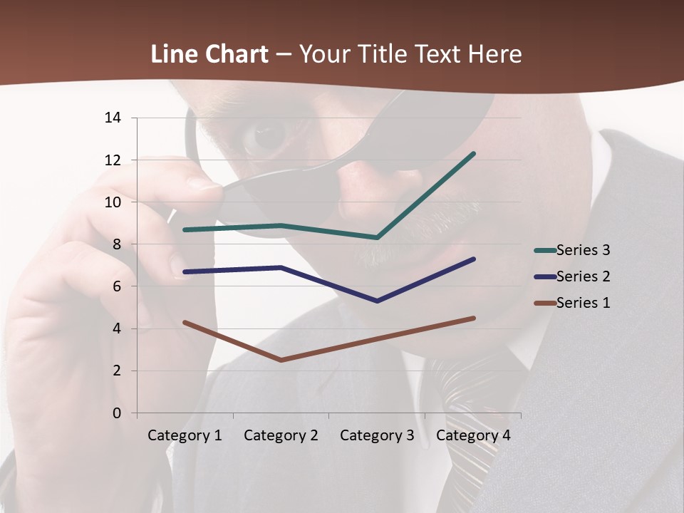 Troubled Boss Person PowerPoint Template