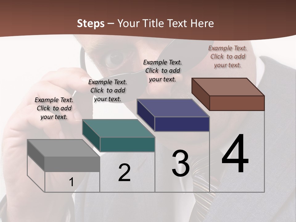 Troubled Boss Person PowerPoint Template