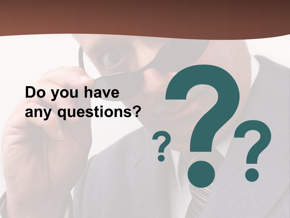 Troubled Boss Person PowerPoint Template