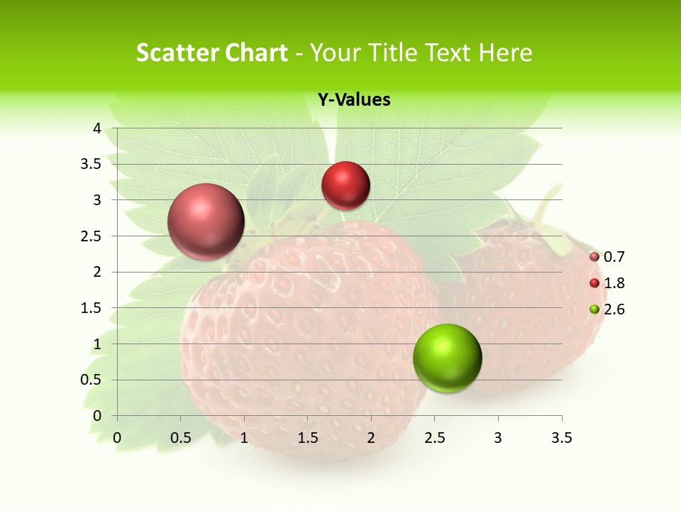 Green Isolated Still Life PowerPoint Template