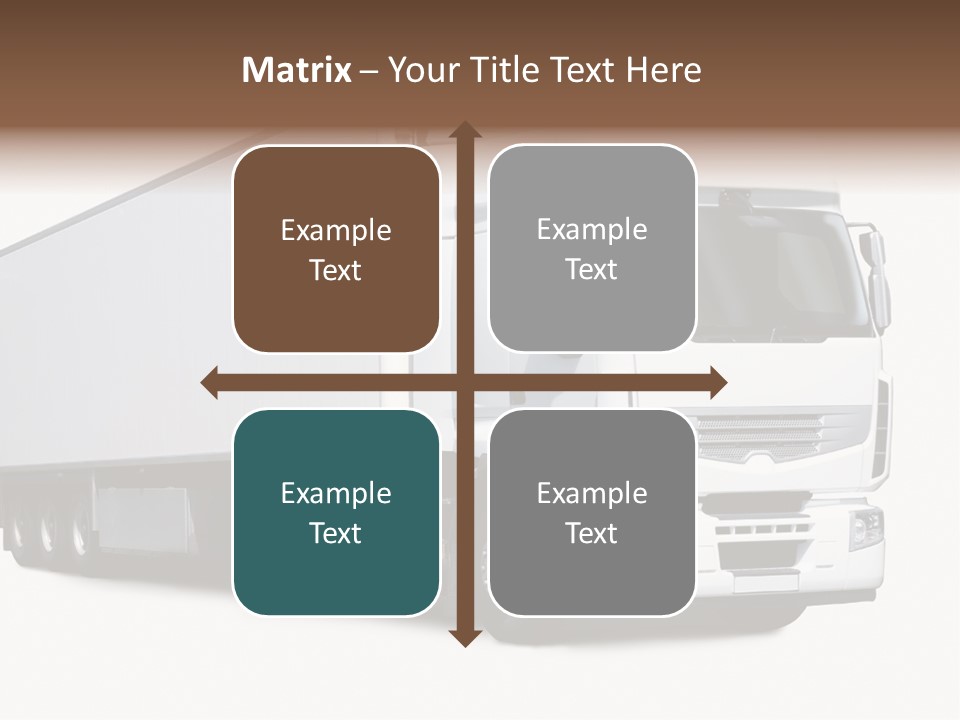 Transporter Transportation High PowerPoint Template