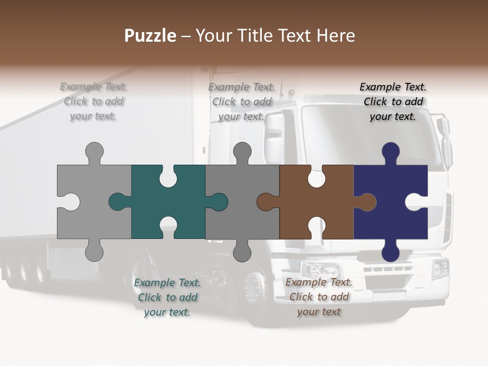 Transporter Transportation High PowerPoint Template