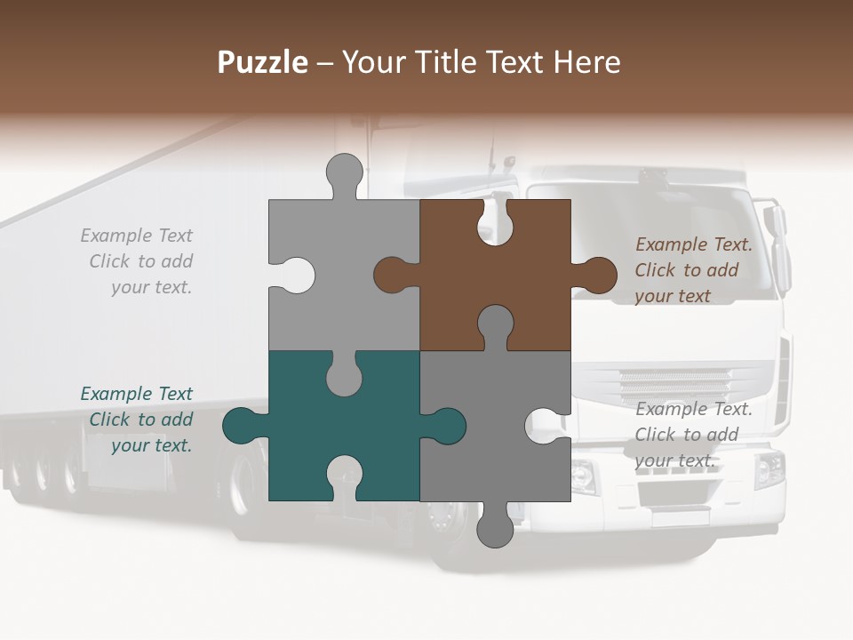 Transporter Transportation High PowerPoint Template