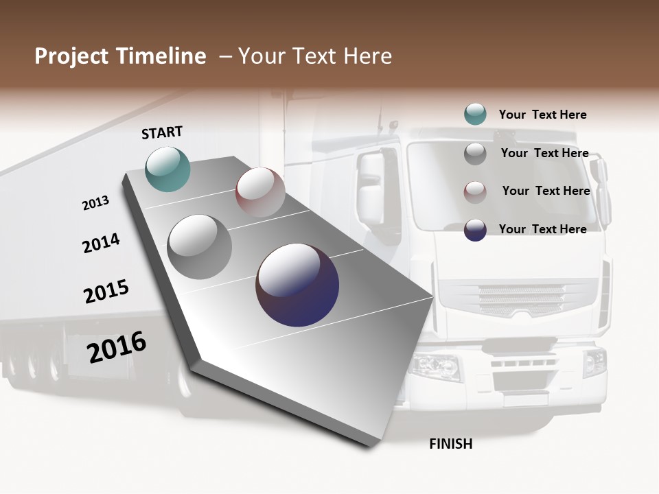 Transporter Transportation High PowerPoint Template
