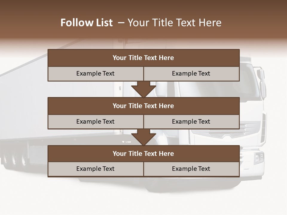 Transporter Transportation High PowerPoint Template