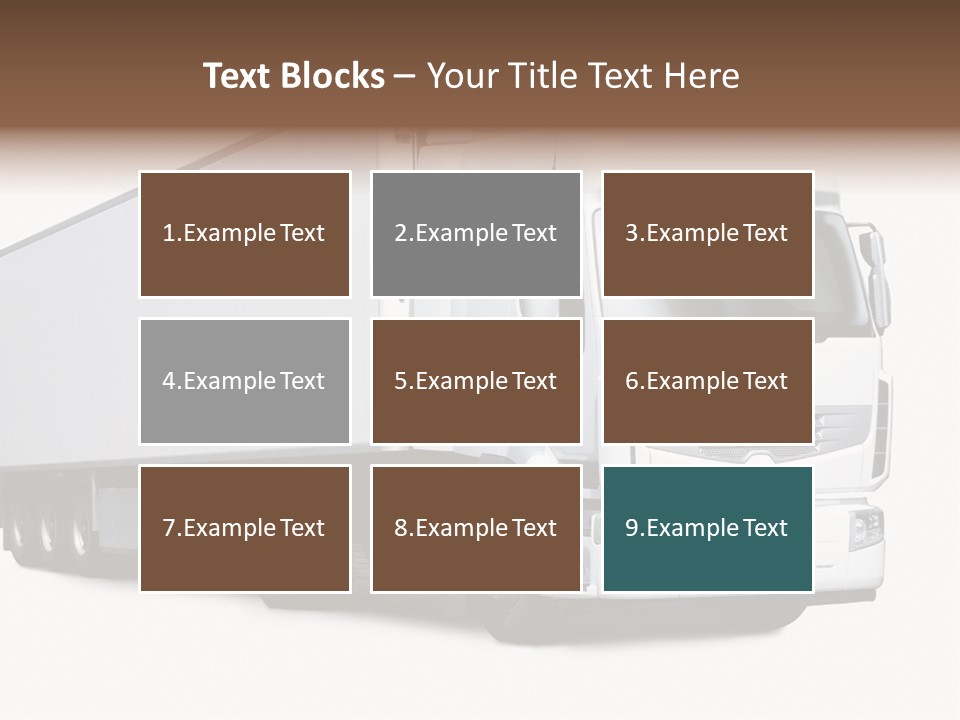 Transporter Transportation High PowerPoint Template