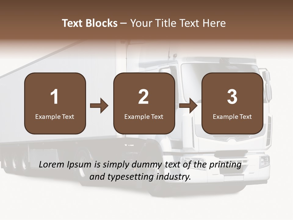 Transporter Transportation High PowerPoint Template