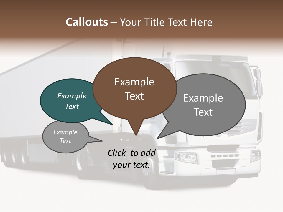 Transporter Transportation High PowerPoint Template