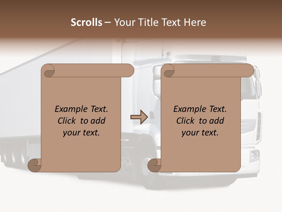 Transporter Transportation High PowerPoint Template