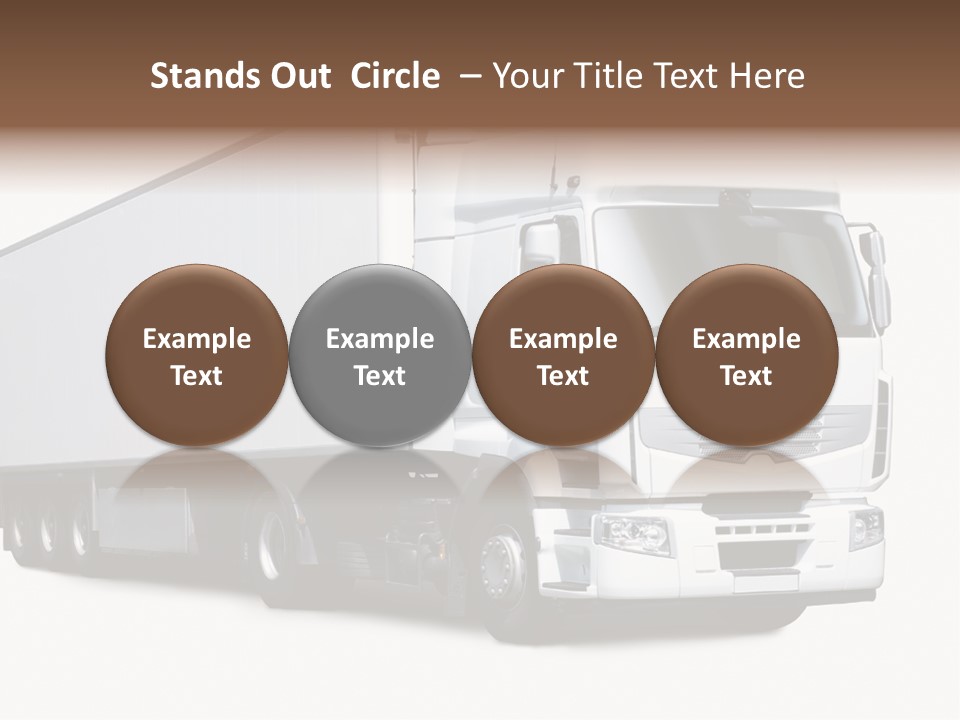 Transporter Transportation High PowerPoint Template