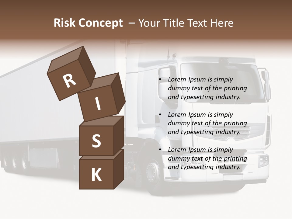 Transporter Transportation High PowerPoint Template