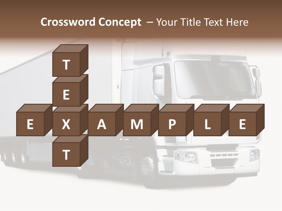 Transporter Transportation High PowerPoint Template