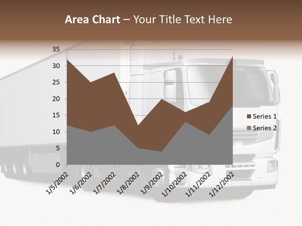 Transporter Transportation High PowerPoint Template