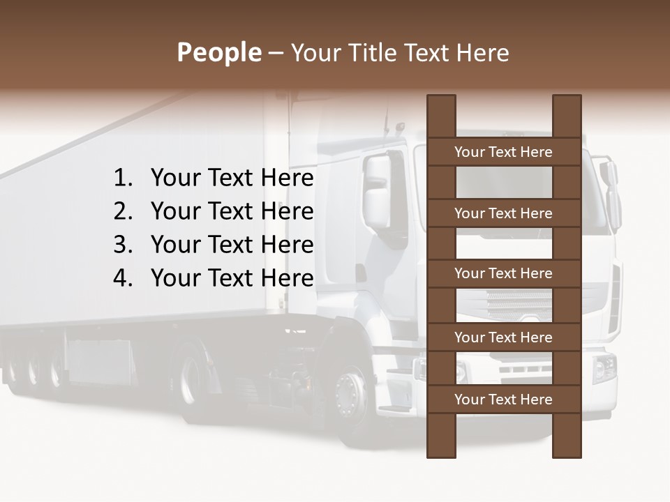 Transporter Transportation High PowerPoint Template