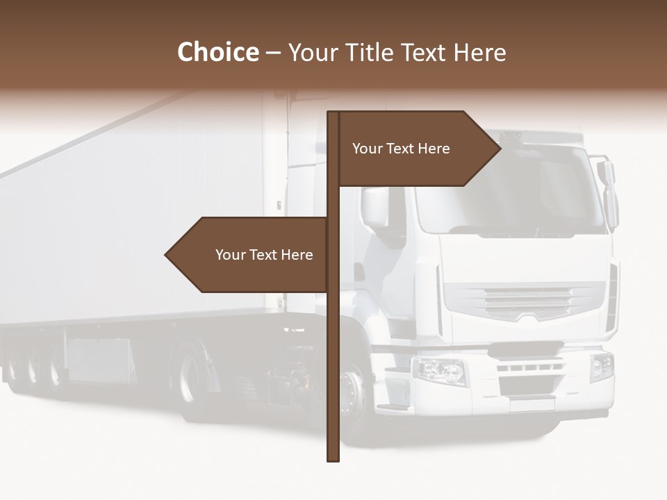 Transporter Transportation High PowerPoint Template