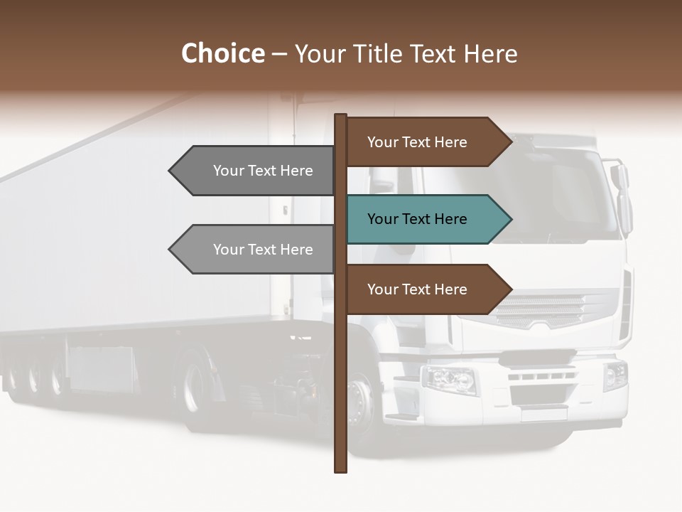 Transporter Transportation High PowerPoint Template