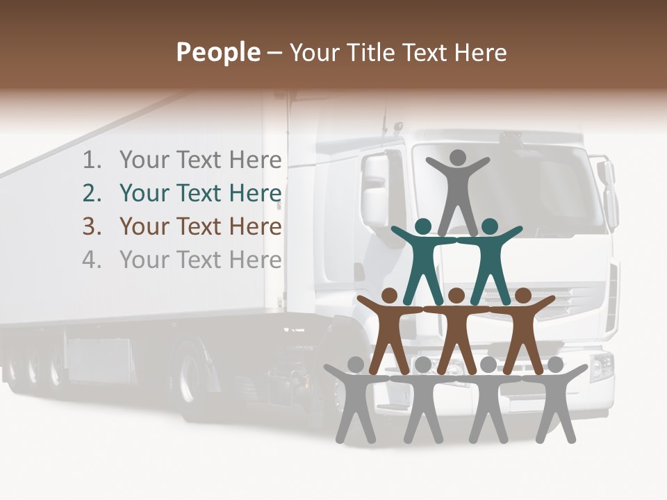 Transporter Transportation High PowerPoint Template