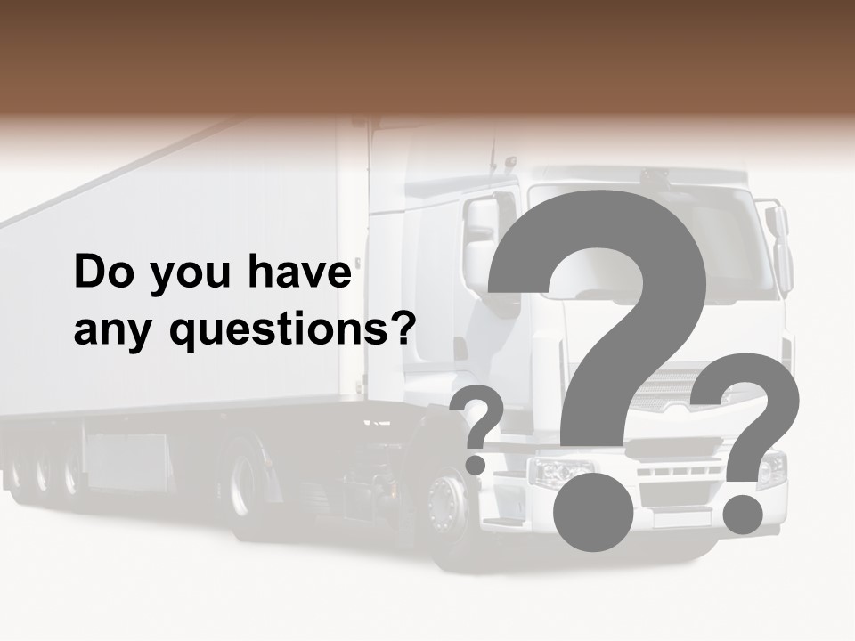 Transporter Transportation High PowerPoint Template