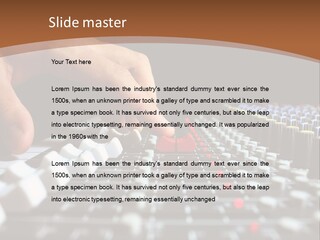 Club Studio Sound PowerPoint Template
