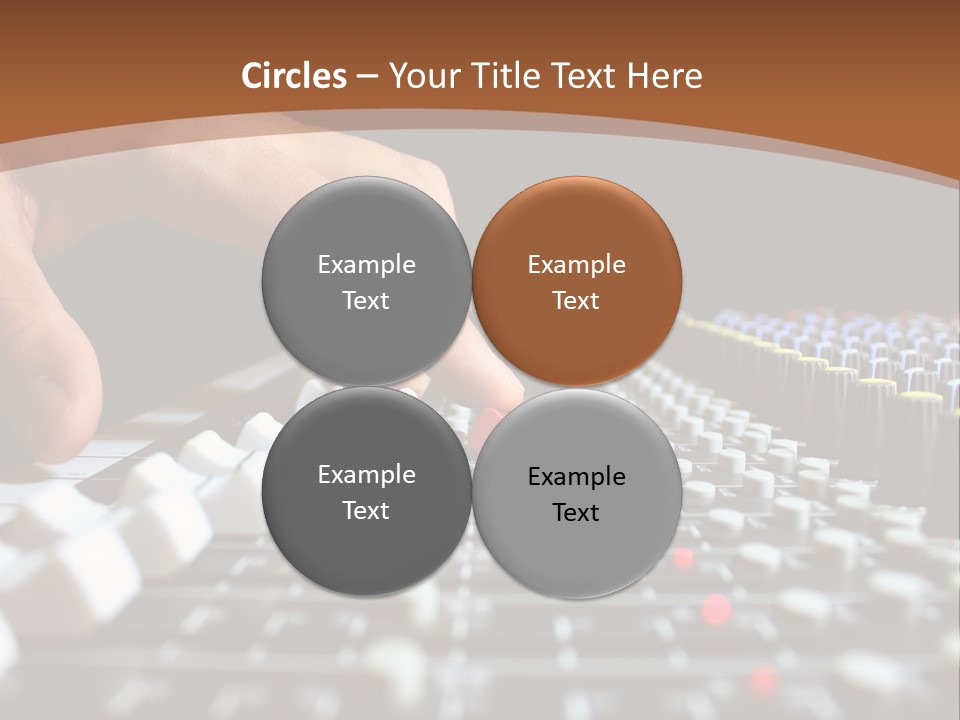 Club Studio Sound PowerPoint Template