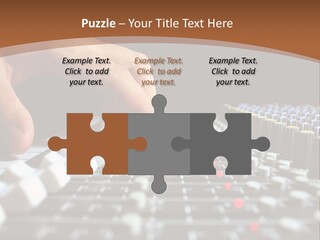 Club Studio Sound PowerPoint Template