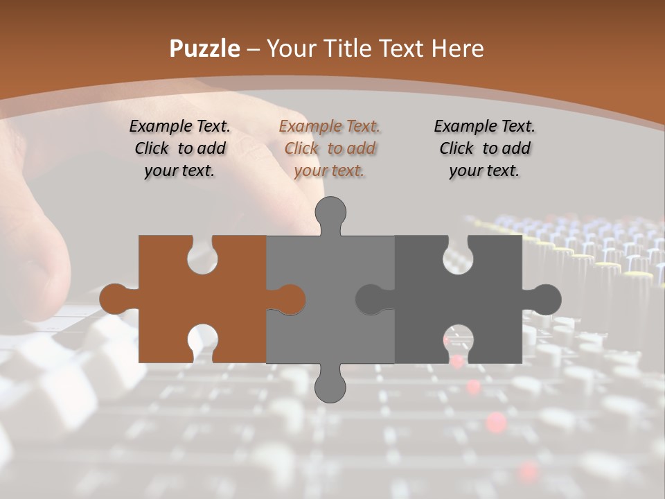 Club Studio Sound PowerPoint Template