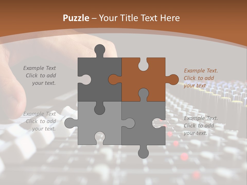 Club Studio Sound PowerPoint Template