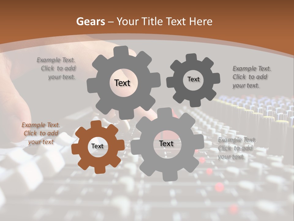 Club Studio Sound PowerPoint Template