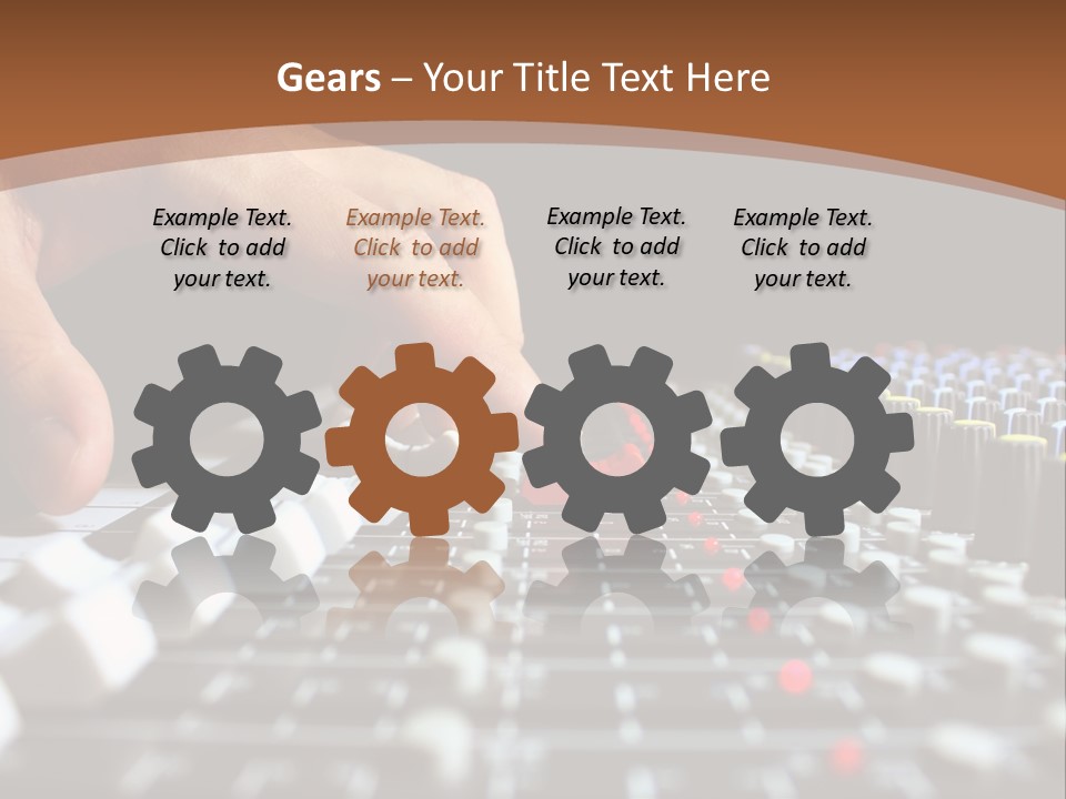 Club Studio Sound PowerPoint Template