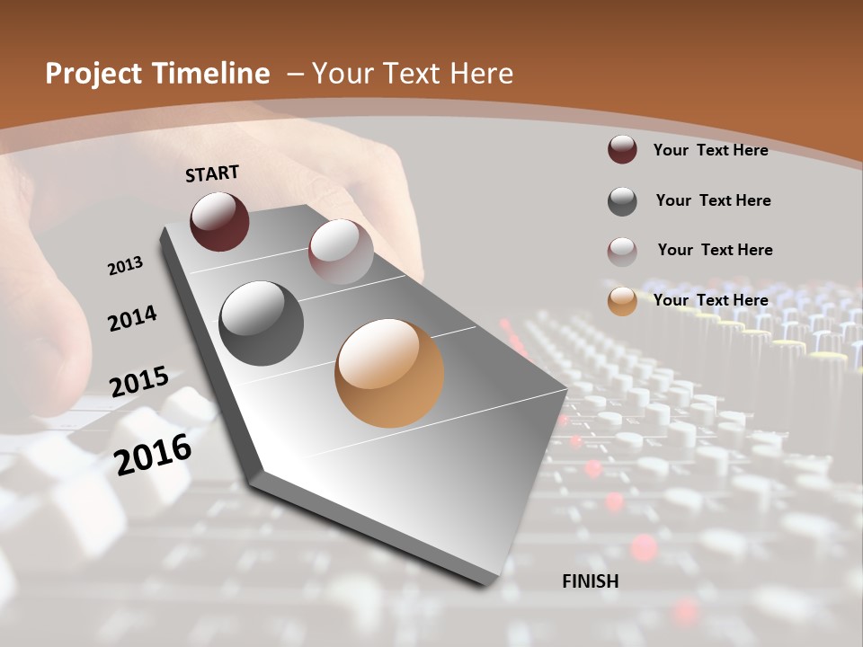 Club Studio Sound PowerPoint Template