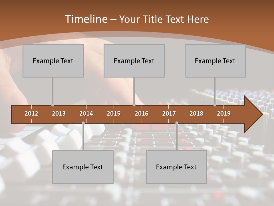 Club Studio Sound PowerPoint Template