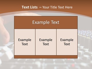 Club Studio Sound PowerPoint Template