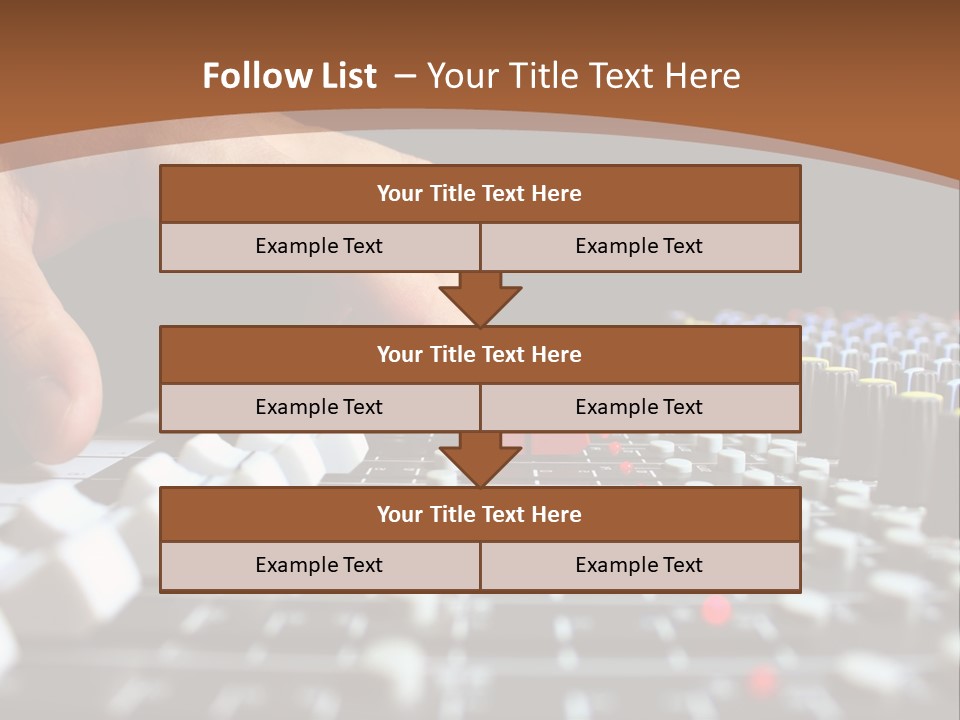 Club Studio Sound PowerPoint Template