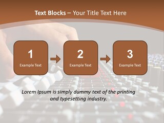 Club Studio Sound PowerPoint Template