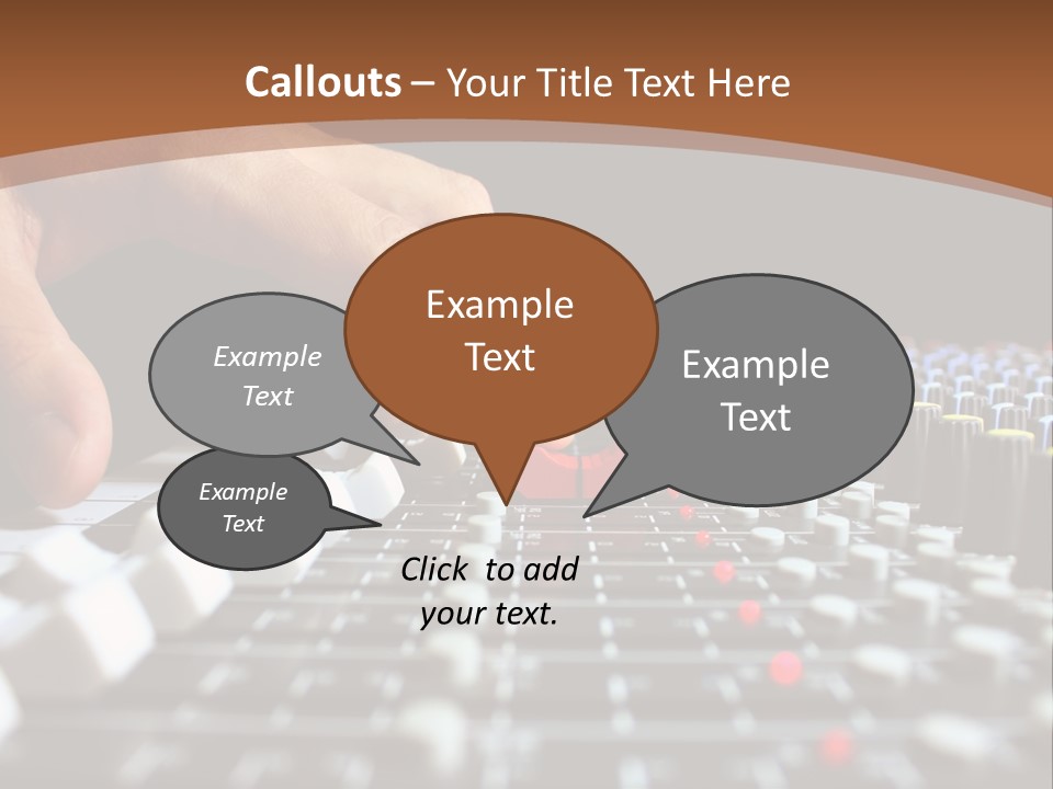 Club Studio Sound PowerPoint Template