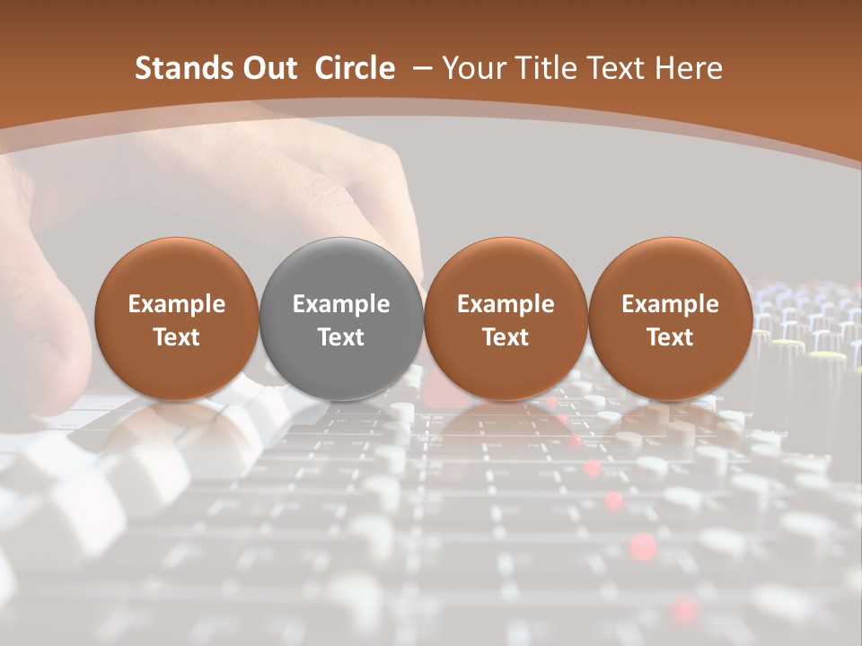 Club Studio Sound PowerPoint Template