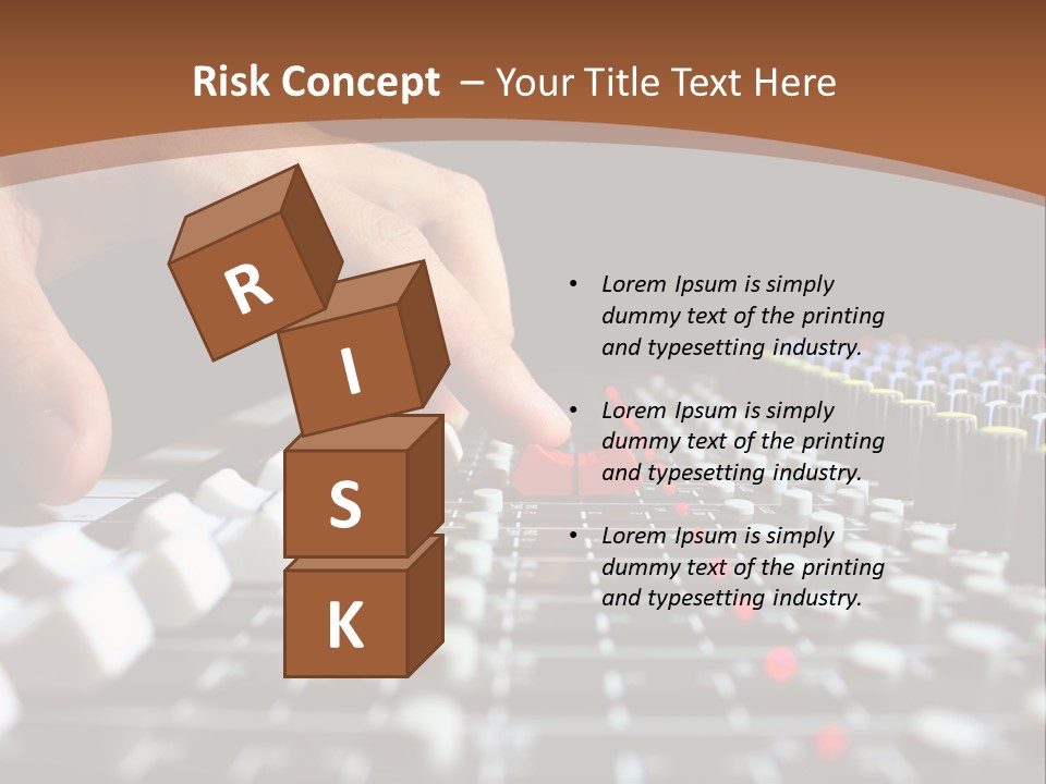 Club Studio Sound PowerPoint Template