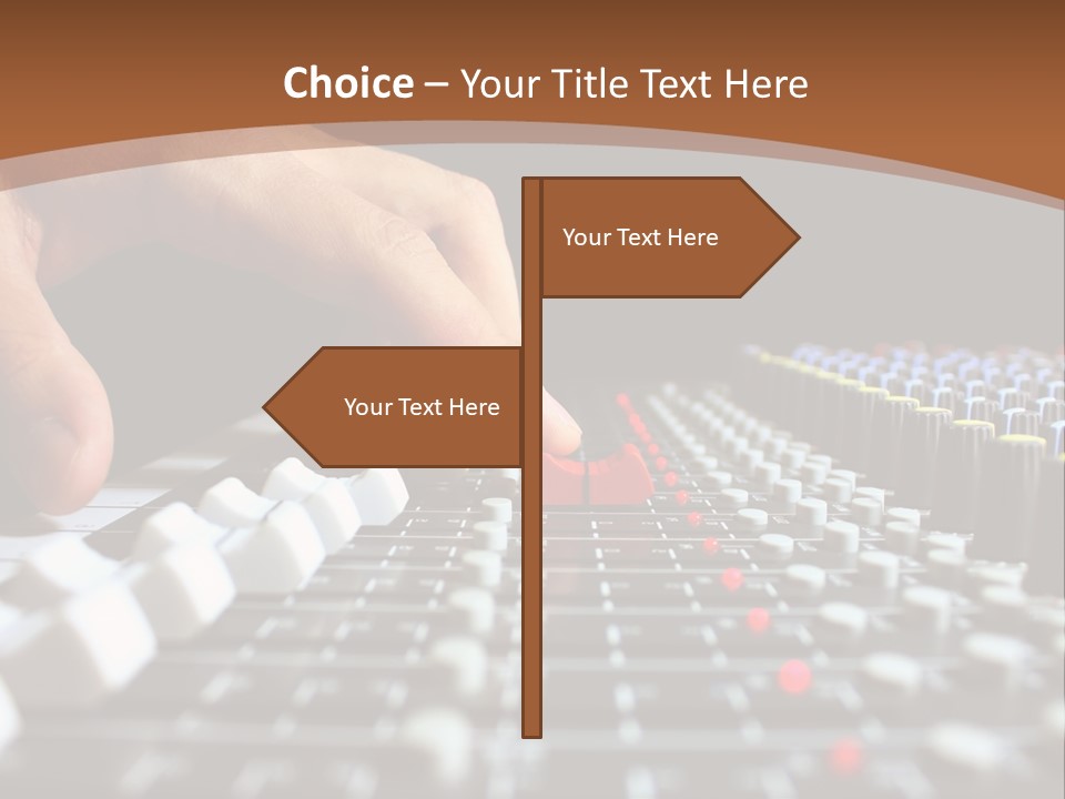 Club Studio Sound PowerPoint Template