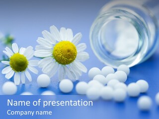 White Health Care Green PowerPoint Template