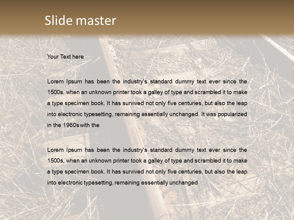 Rural Travel Old PowerPoint Template