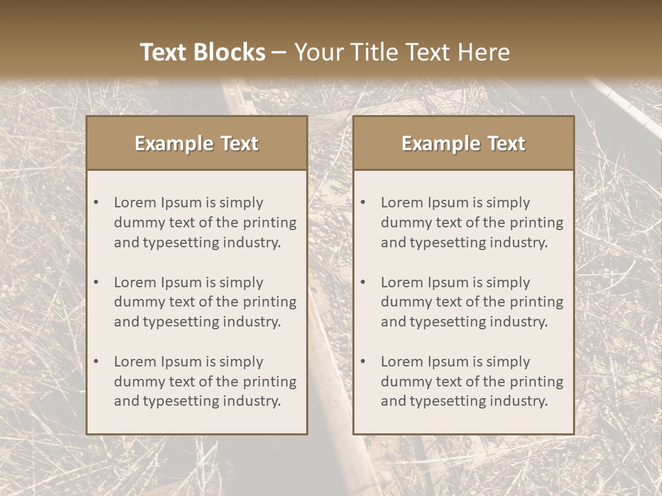 Rural Travel Old PowerPoint Template