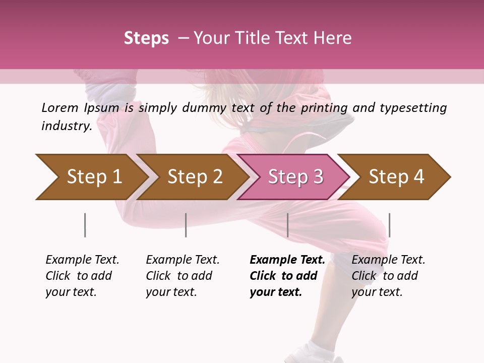 Style Exercise Fashion PowerPoint Template