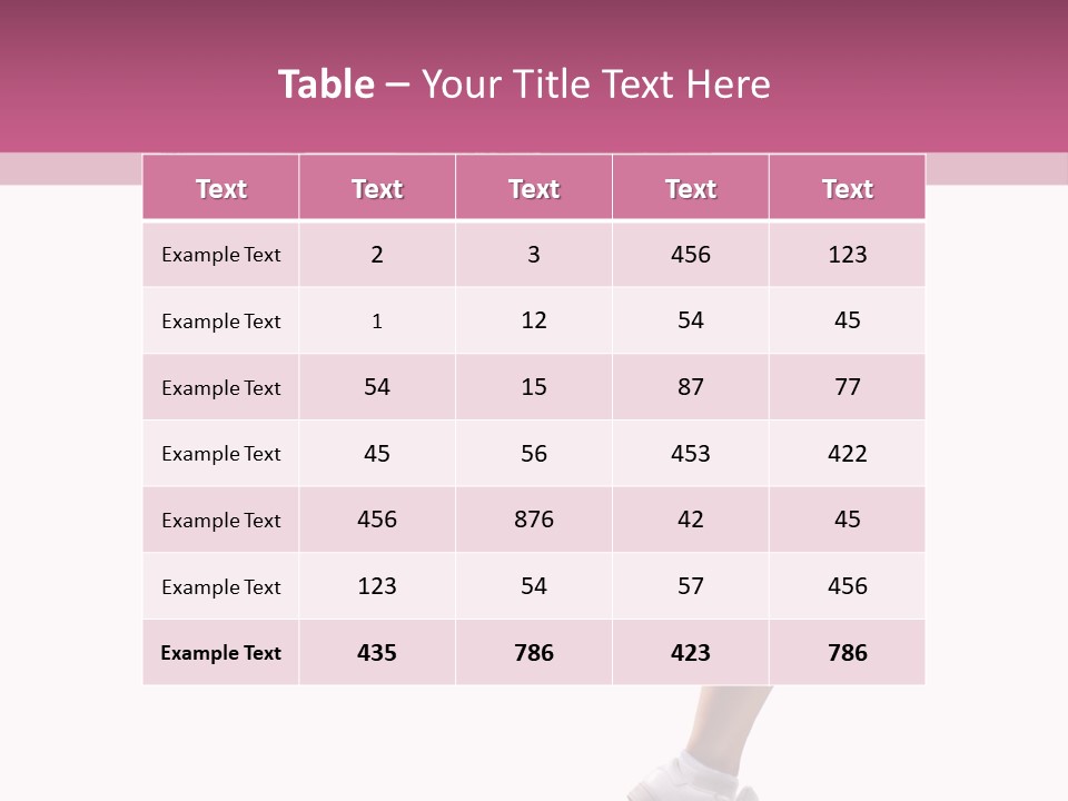Style Exercise Fashion PowerPoint Template
