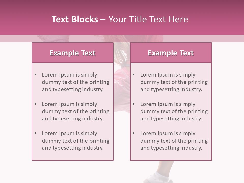 Style Exercise Fashion PowerPoint Template