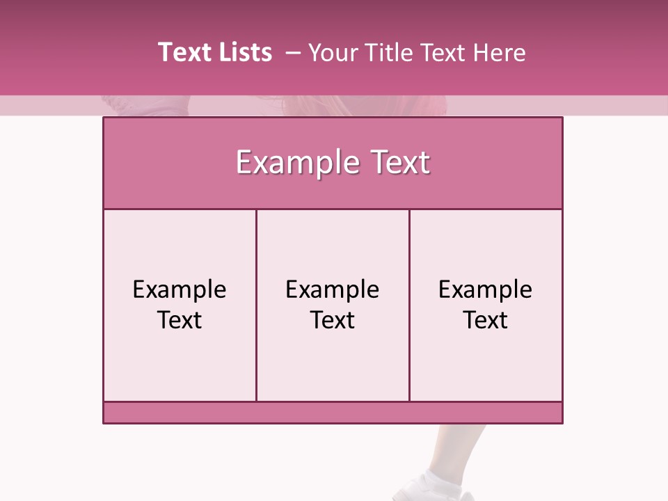 Style Exercise Fashion PowerPoint Template