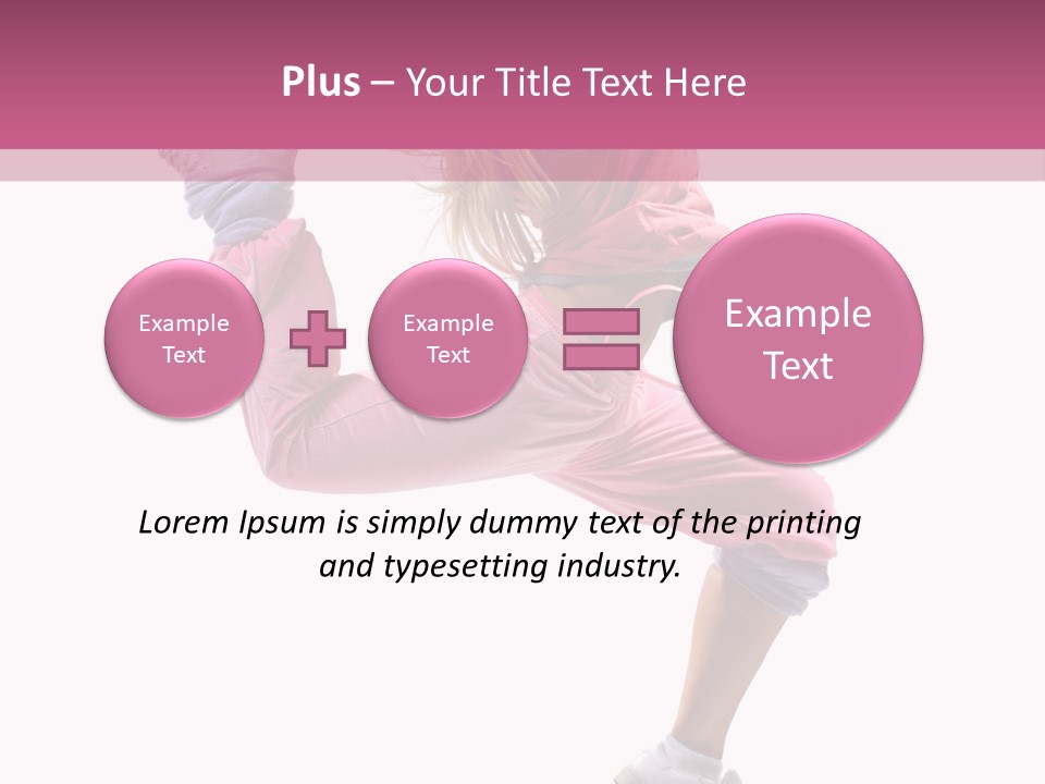 Style Exercise Fashion PowerPoint Template
