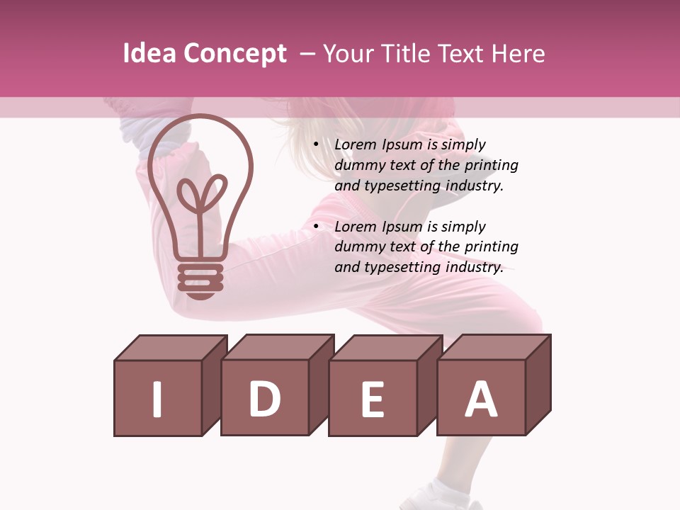 Style Exercise Fashion PowerPoint Template