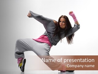 Dancing Artist Clothing PowerPoint Template