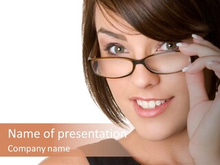 Copy Over Grinning PowerPoint Template