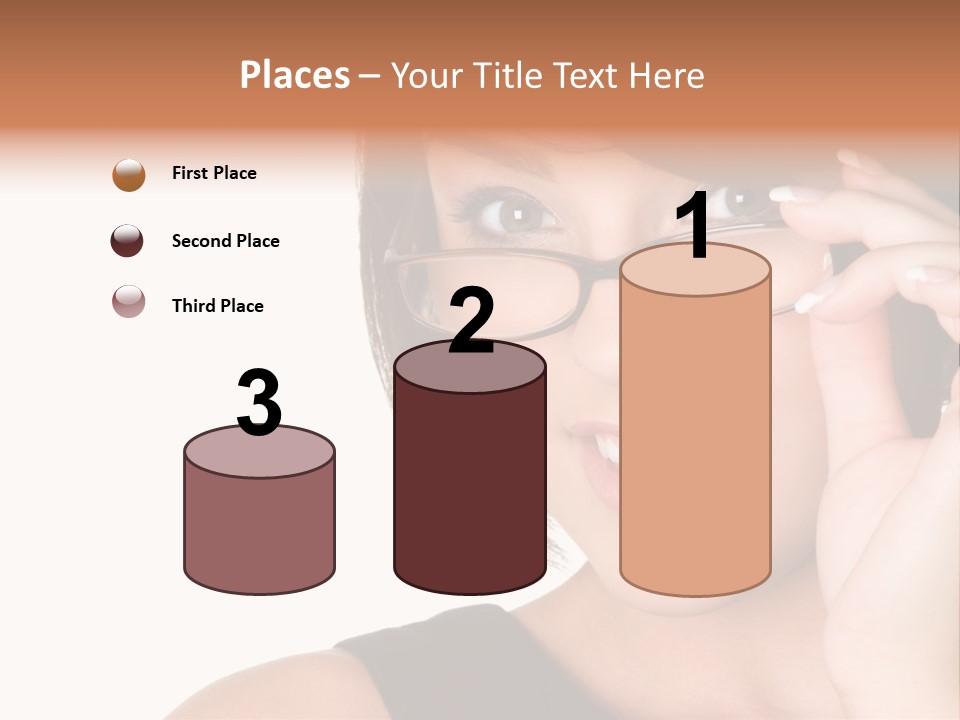 Copy Over Grinning PowerPoint Template